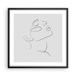 Poszter fehér keretben - Az álmok fordulatai - 50x50 cm