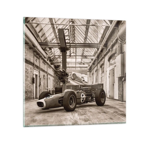 Üveg kép - A győztes pihenője - 70x70 cm