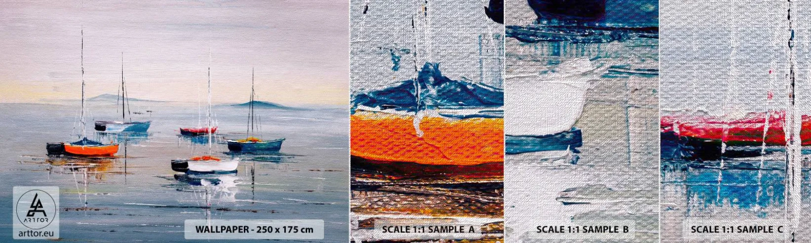 Fotótapéta Minta Premium Canvas - Jól megérdemelt pihenés - Tengeri, Vitorlások, Tengerpart - 100x30 cm