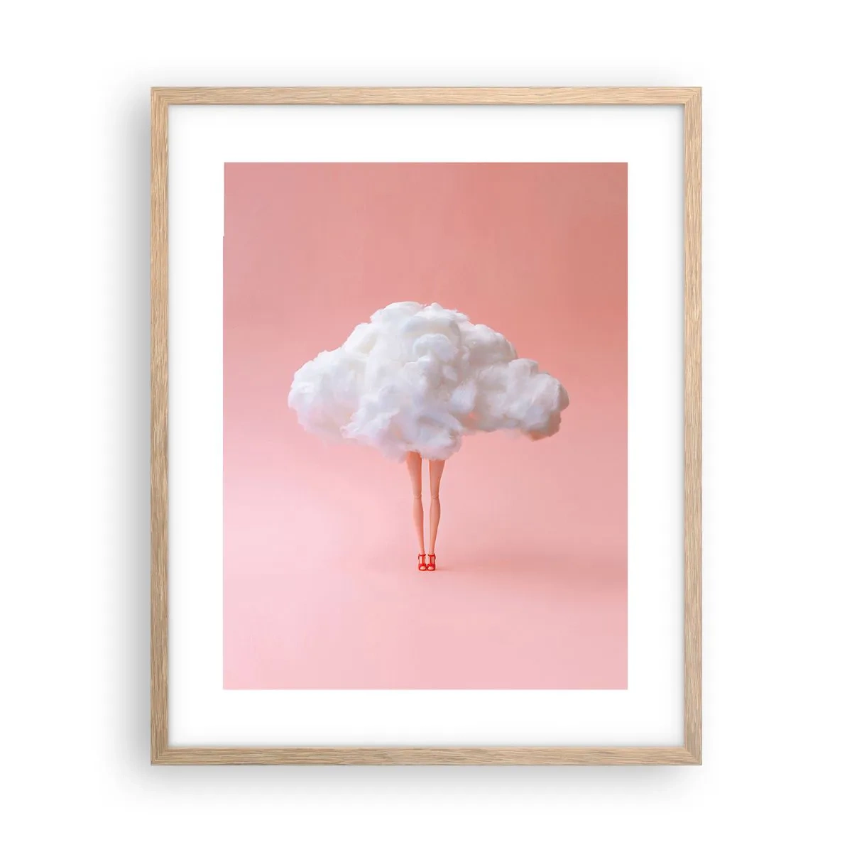 Poszter világos tölgy keretben - Édes ígéret - 40x50 cm