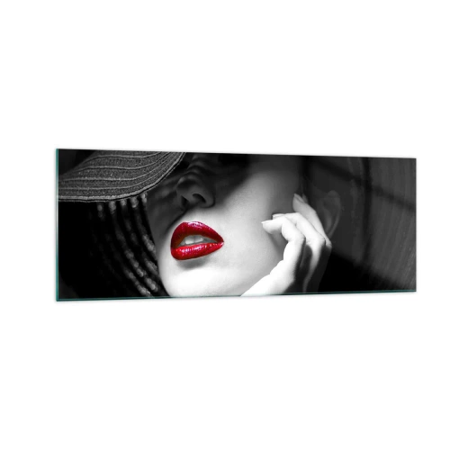 Üveg kép - Egy tanulmány Scarletben - 140x50 cm