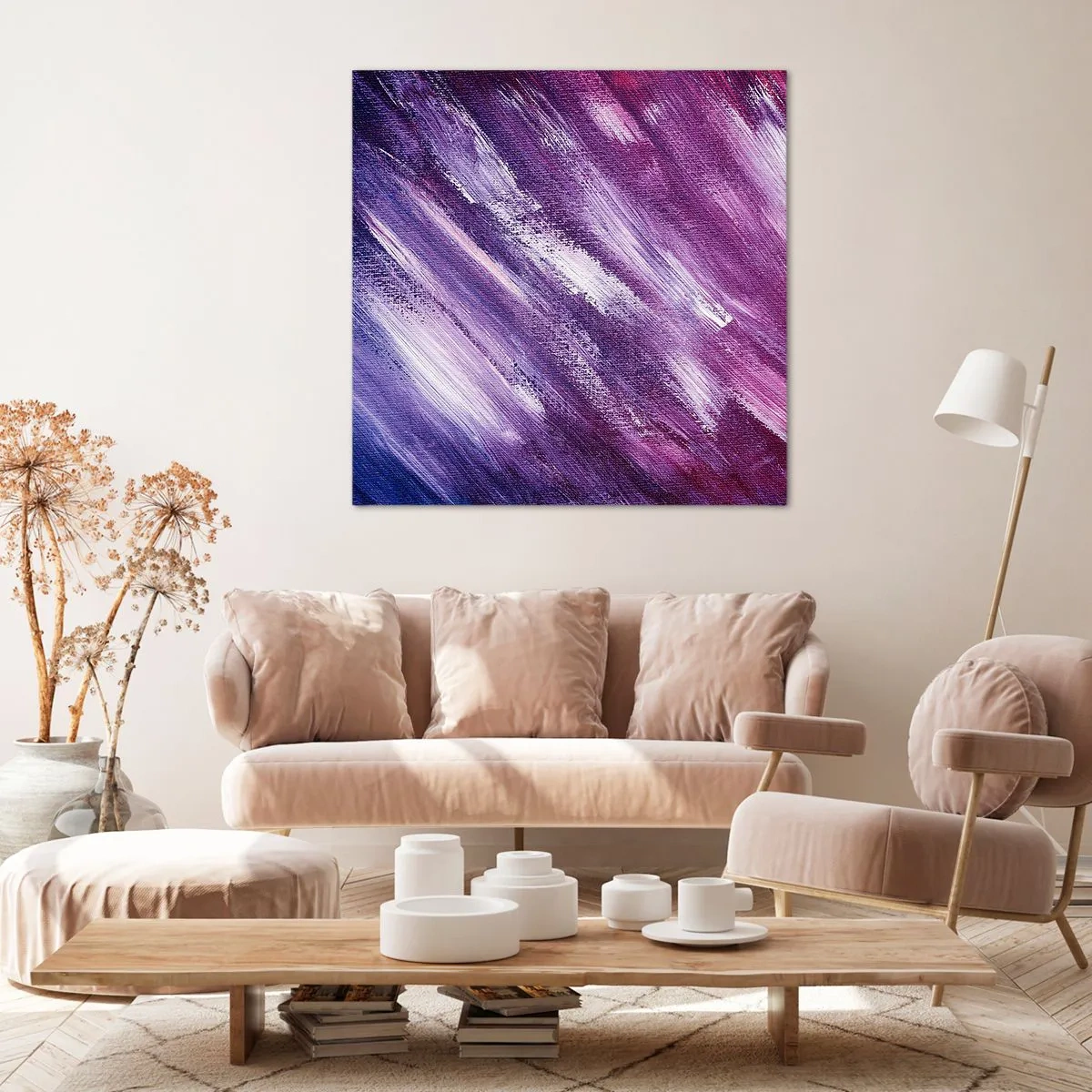 Vászonkép - Amikor napsütéses szél fúj - 70x70 cm