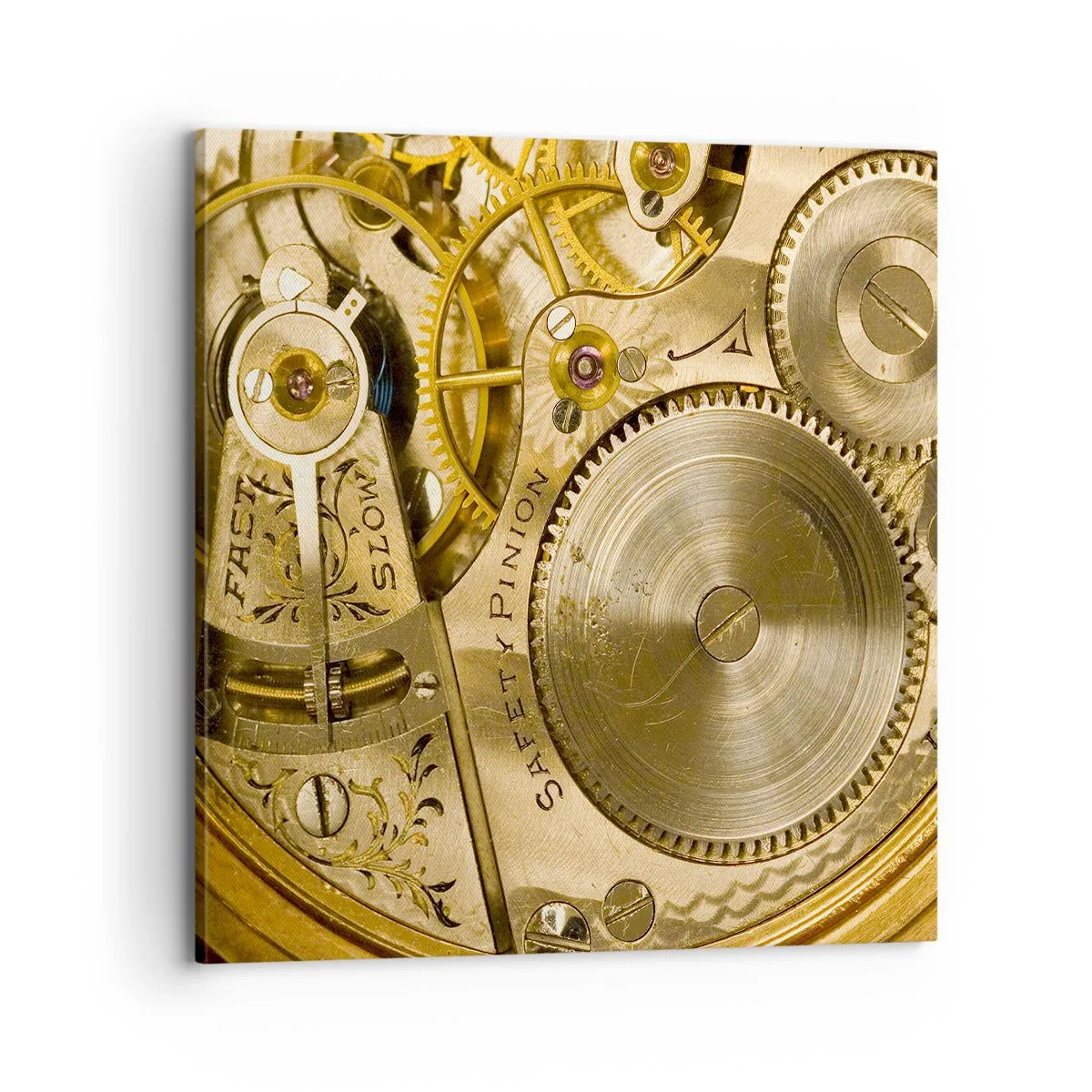 Vászonkép - Haladj a korral - 70x70 cm