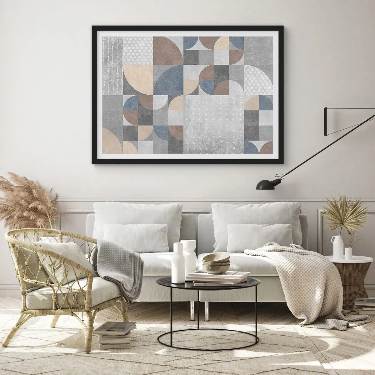 Poszter fehér keretben - Kerámia fantázia - 70x50 cm