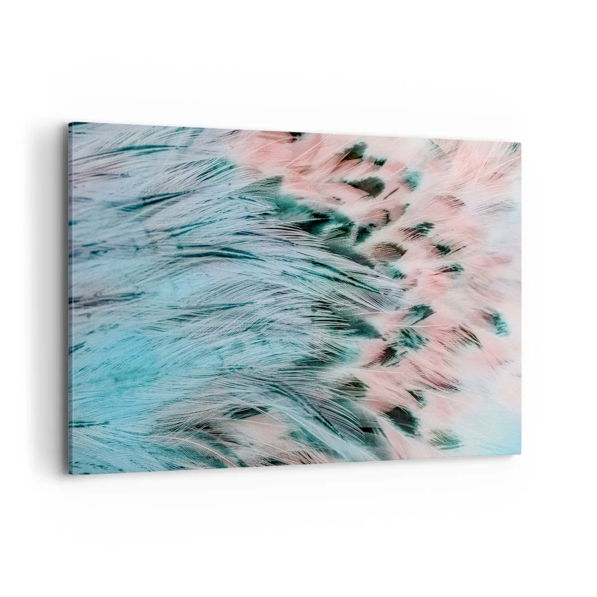 Vászonkép - Zafír rózsaszín pehely - 120x80 cm