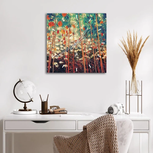 Falióra, Óra - A levelek titkos élete - 40x40 cm