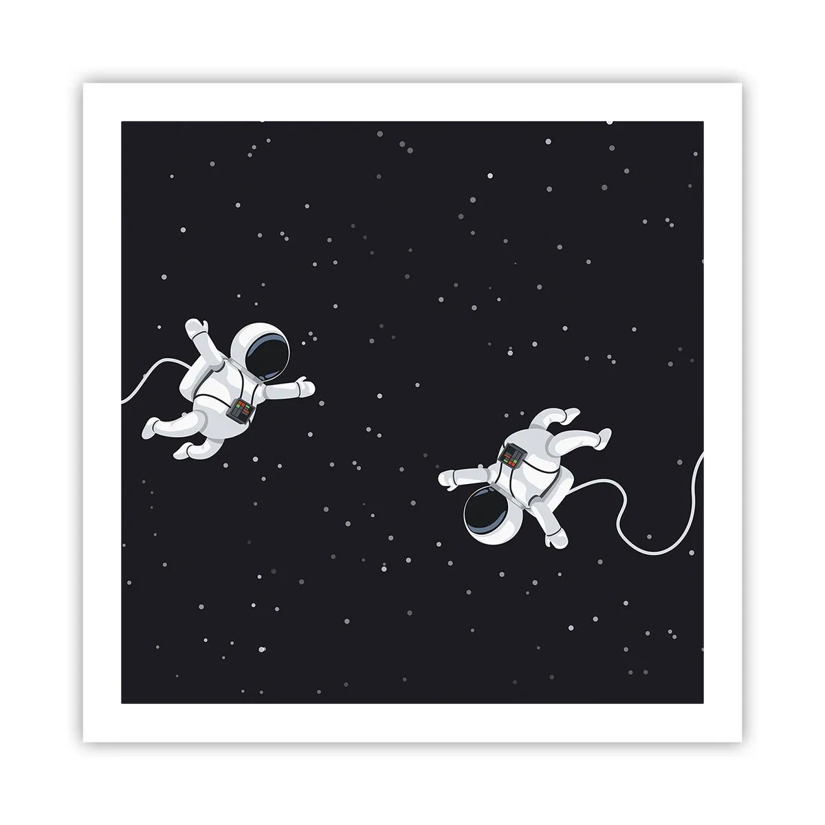 Poszter - Kozmikus tánc - 60x60 cm