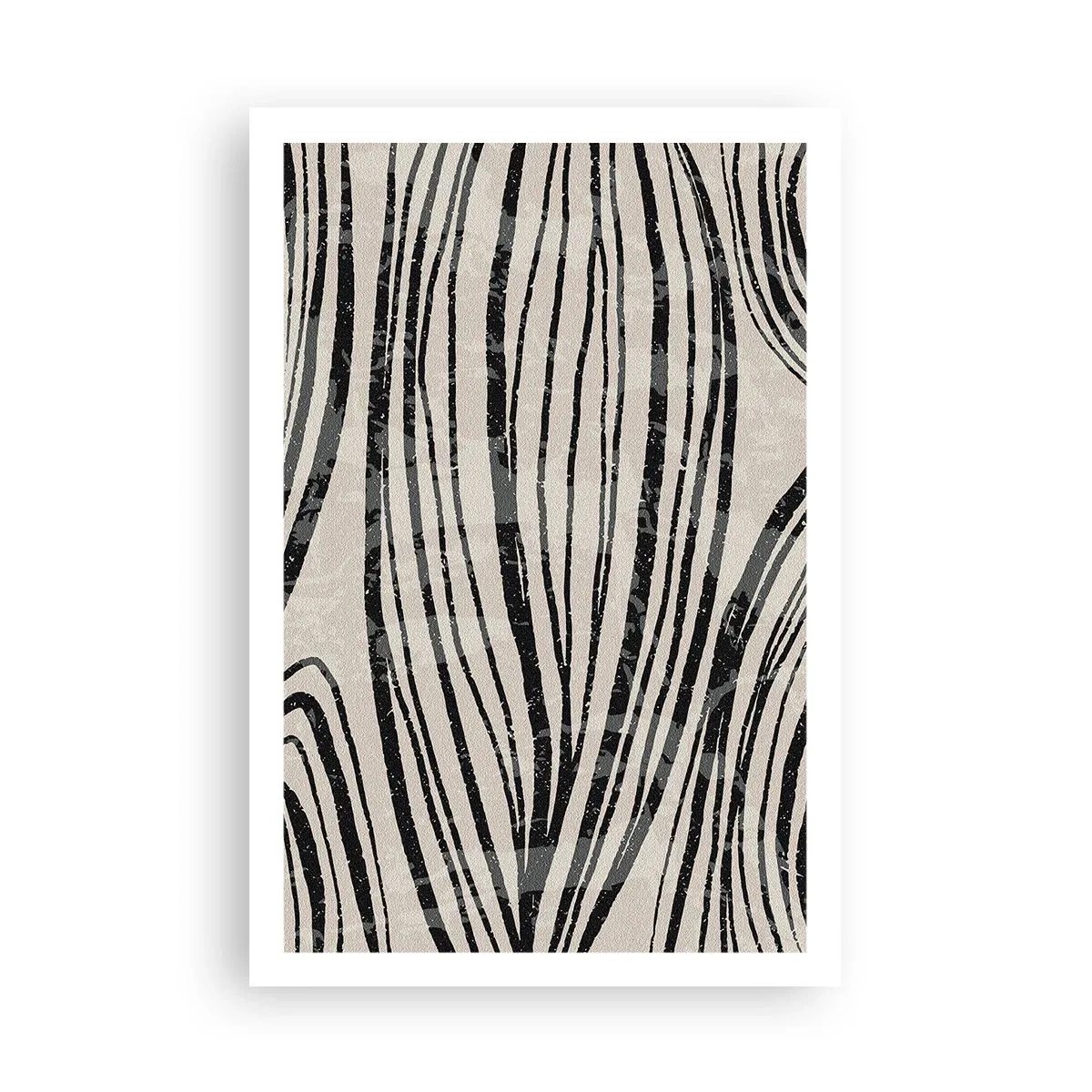 Poszter - Vonalak csobbanása - 61x91 cm