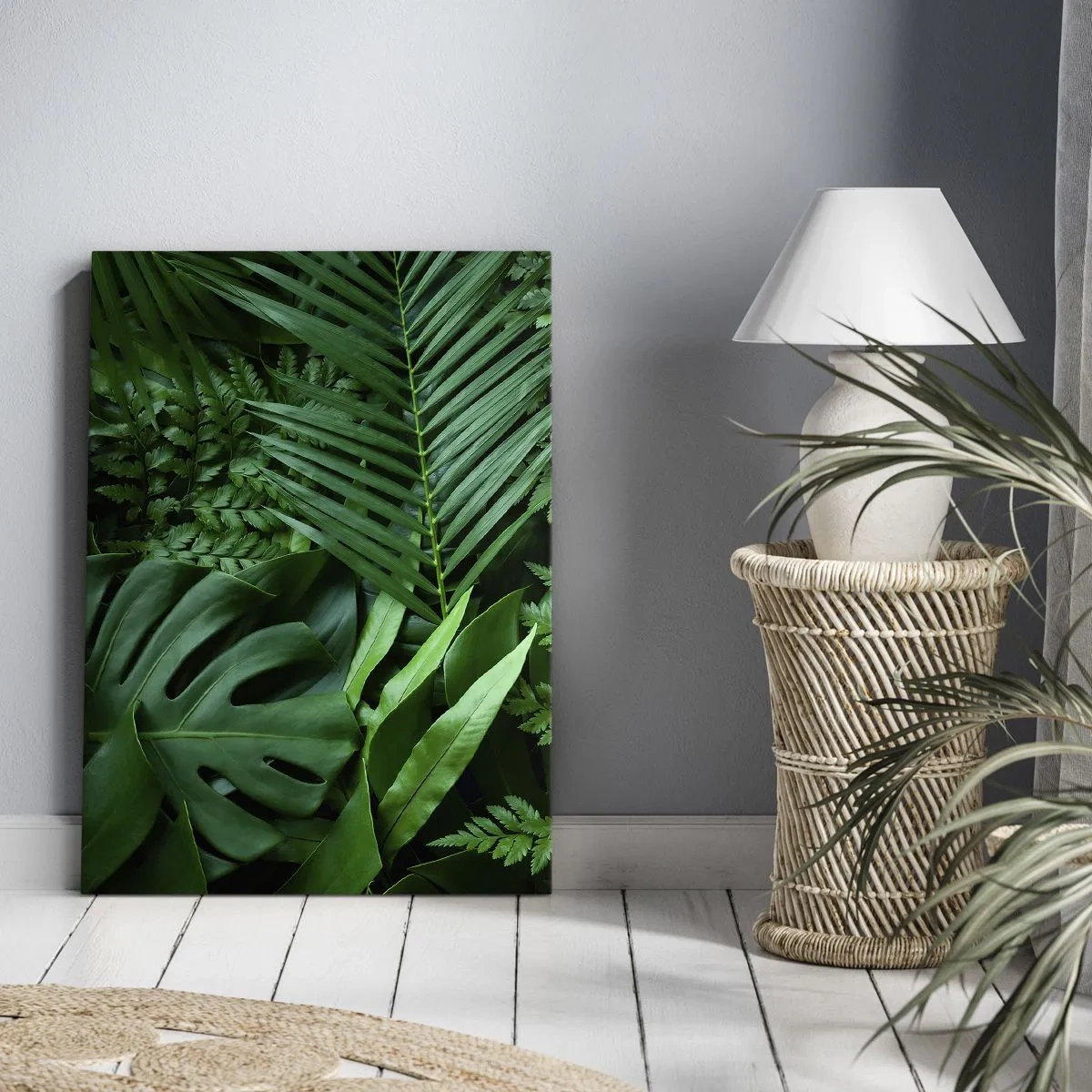 Vászonkép - Összebújva a zöldben - 50x70 cm