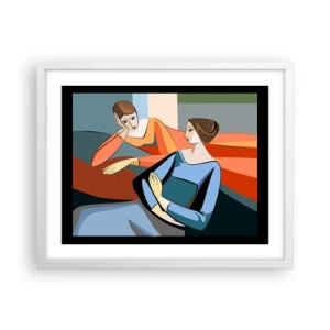 Poszter fekete keretben - A bizalmak pillanata - 50x40 cm