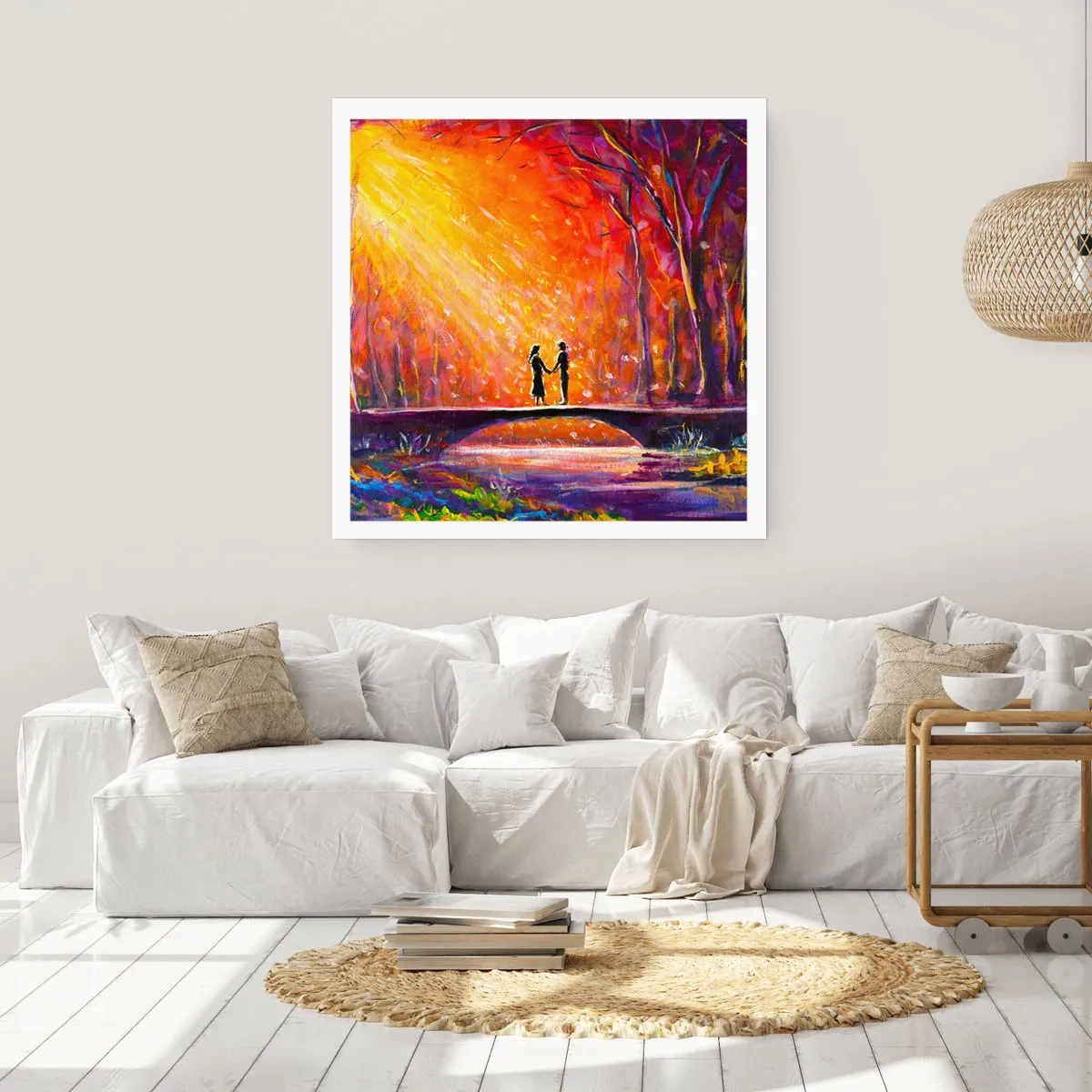 Poszter - Az ég is szereti őket - 40x40 cm