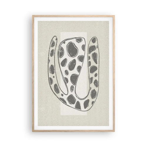 Poszter világos tölgy keretben - Egy bizarr teremtmény - 70x100 cm