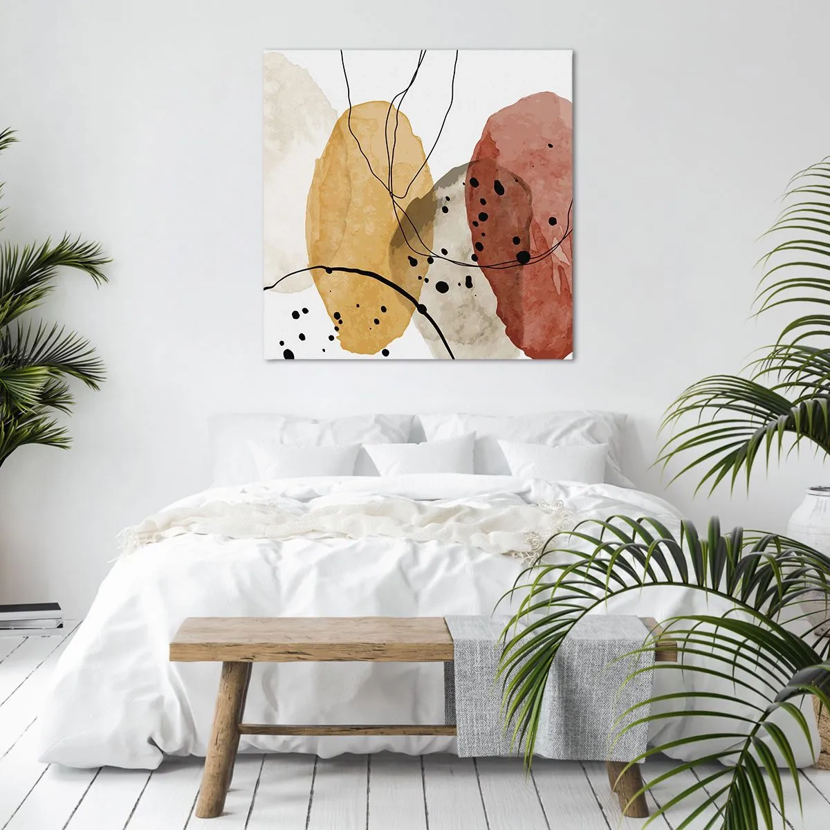 Vászonkép - Mint a könnyű, friss levegő - 60x60 cm