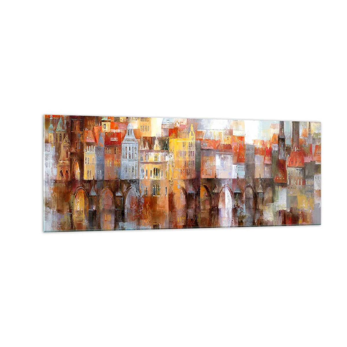 Üveg kép - A híd alatt is gyönyörű - 140x50 cm