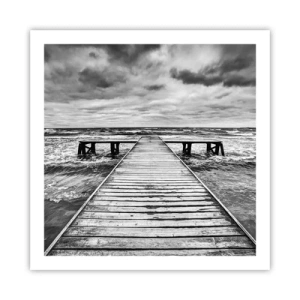 Poszter - Várom, hogy elűzze a szél... - 60x60 cm