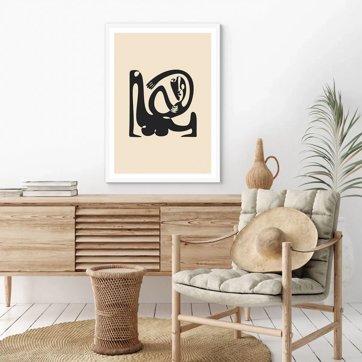 Poszter fekete keretben - Majdnem Picasso - 50x70 cm