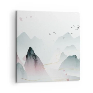 Vászonkép - A csúcsok fölött - 50x50 cm