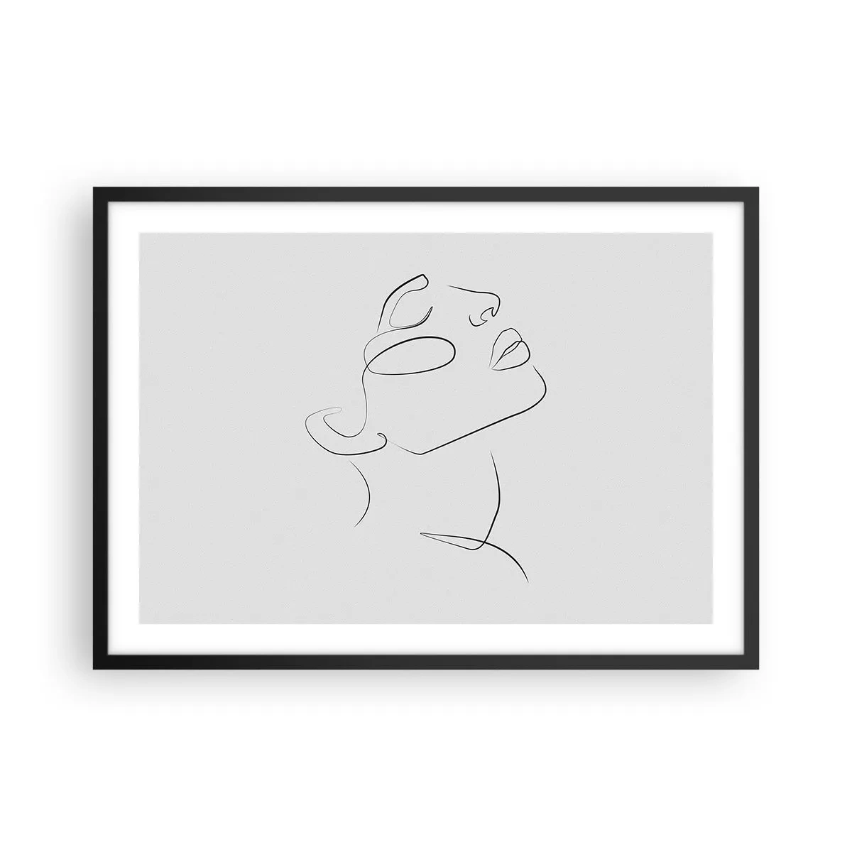 Poszter fehér keretben - Az álmok fordulatai - 70x50 cm