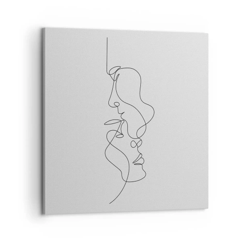 Vászonkép - Gyászos sóvárgás - 60x60 cm