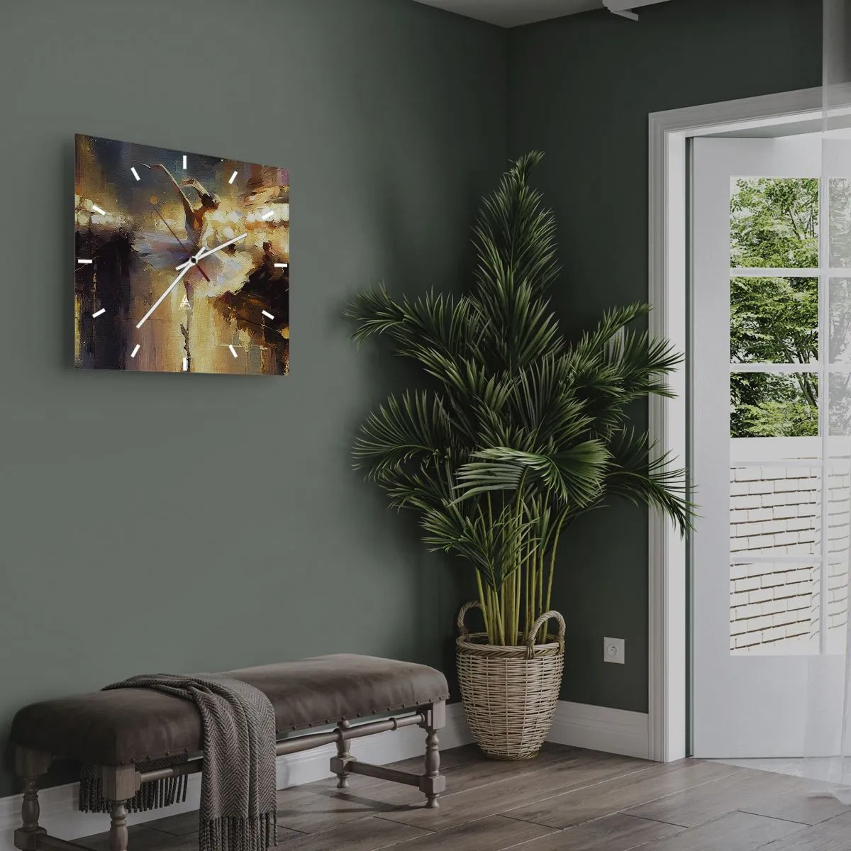 Falióra, Óra - Csoda az utcán - 30x30 cm