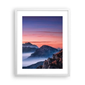 Poszter fekete keretben - A völgyek fölött - 40x50 cm
