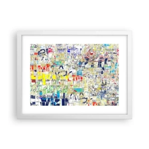 Poszter fekete keretben - Egyszerűen tetszik a szemnek - 40x30 cm