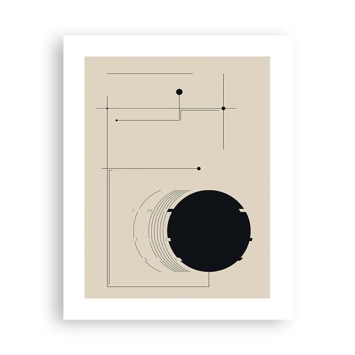Poszter - Ruganyos és dinamikus kompozíció - 40x50 cm