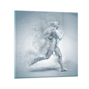 Üveg kép - Kristálytiszta energia - 70x70 cm