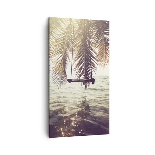 Vászonkép - Tetszés szerint hintázhat a felhők között - 45x80 cm