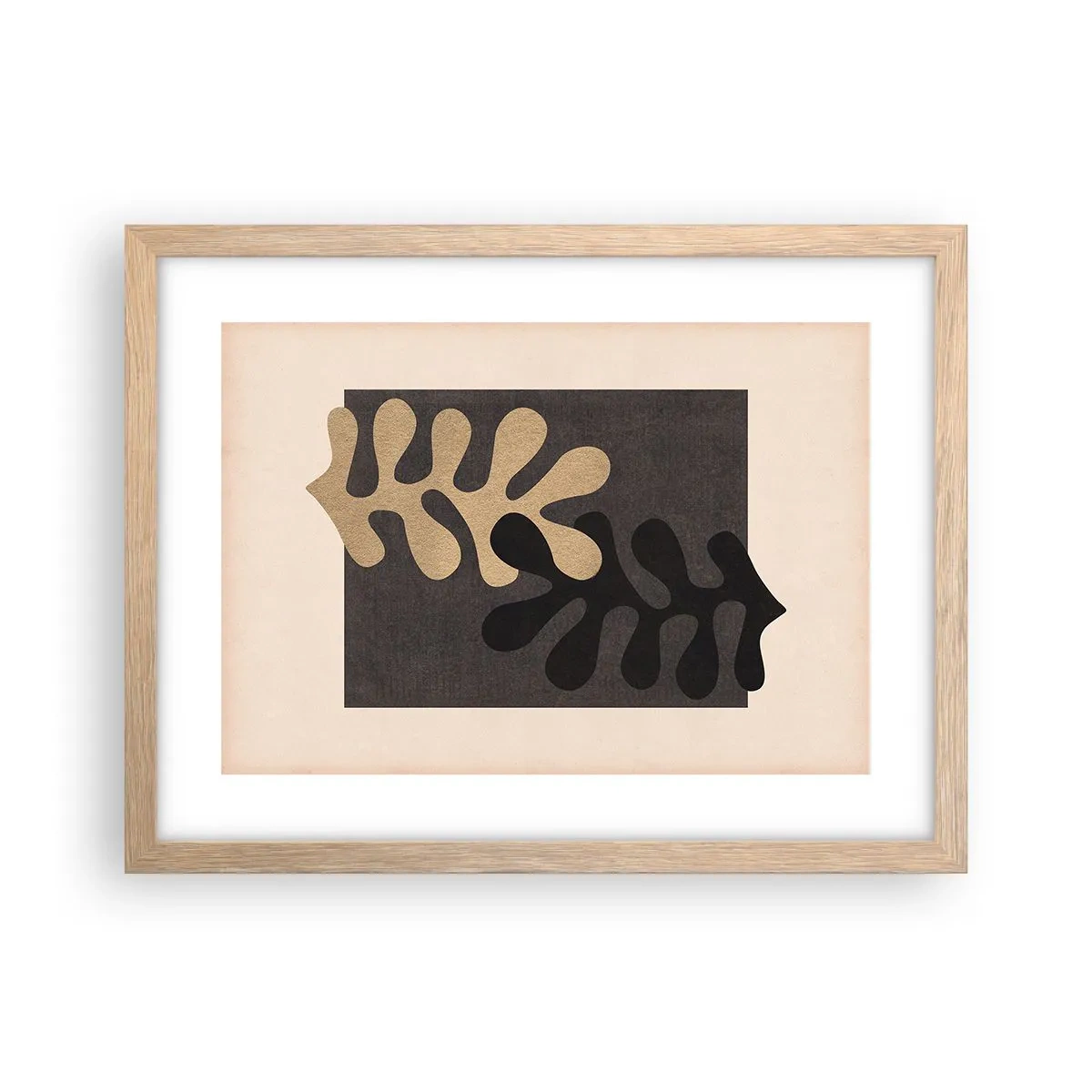 Poszter világos tölgy keretben - Hiány és kiegészítés - 40x30 cm