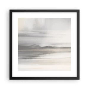 Poszter fehér keretben - Gondolkodó távolság - 40x40 cm