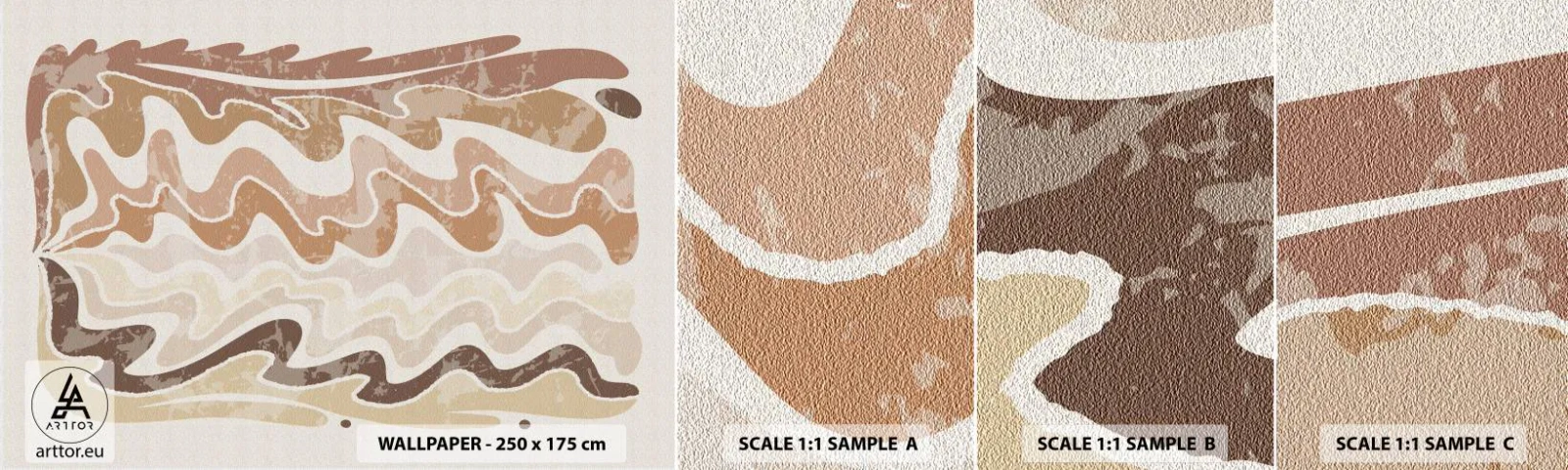 Fotótapéta Minta Öntapadós Deluxe Sticker - Jó energia - jó érzelmek - Idős, Boho, Darab - 100x30 cm