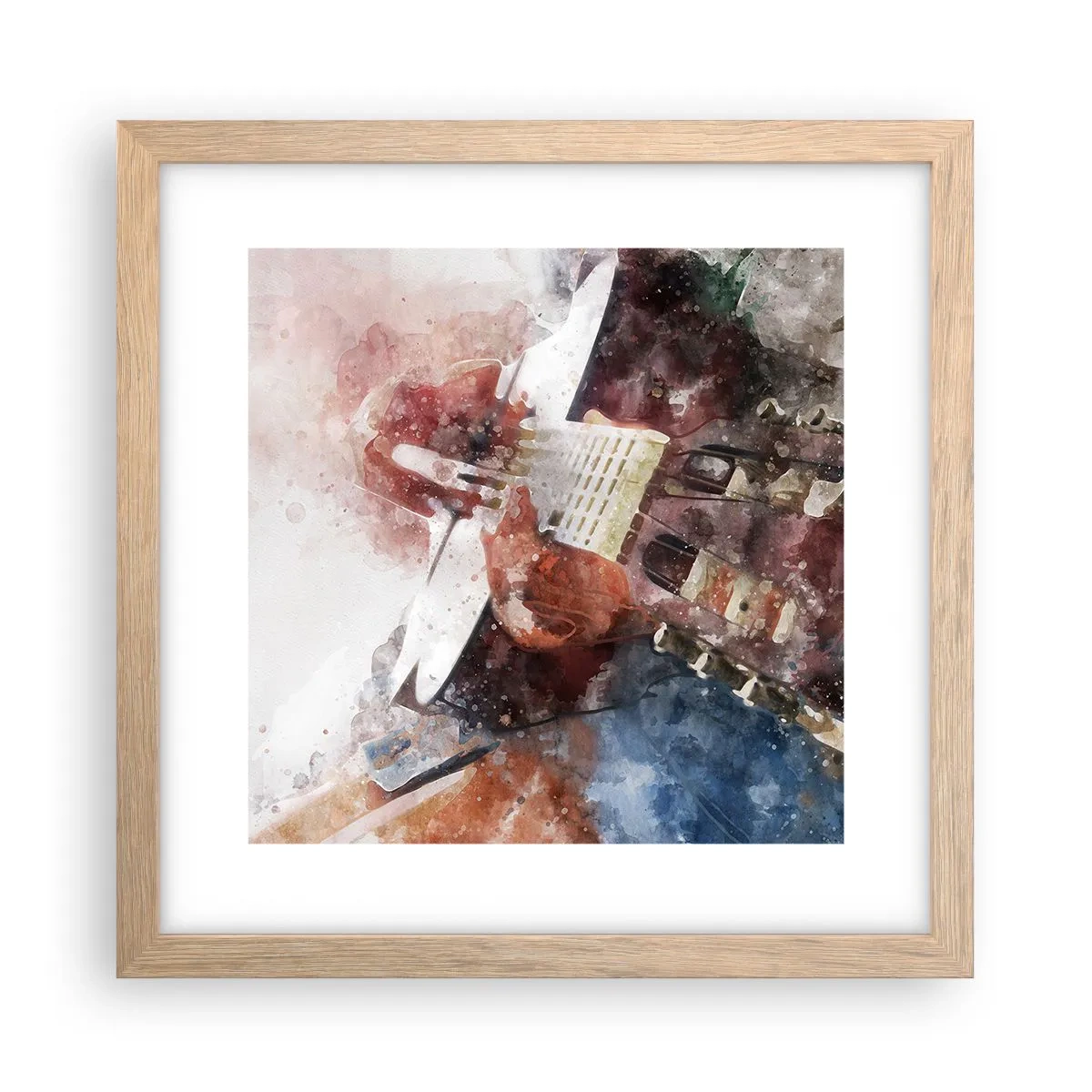 Poszter világos tölgy keretben - És mit gondolsz róla? - 30x30 cm