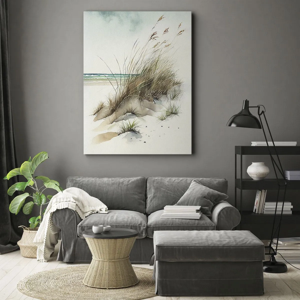 Vászonkép - Homokba burkolózva - 50x70 cm