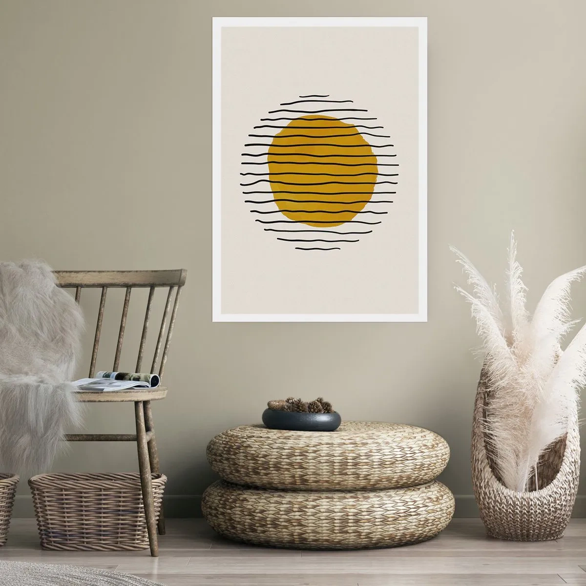 Poszter - A hőtől remegő absztrakció - 61x91 cm