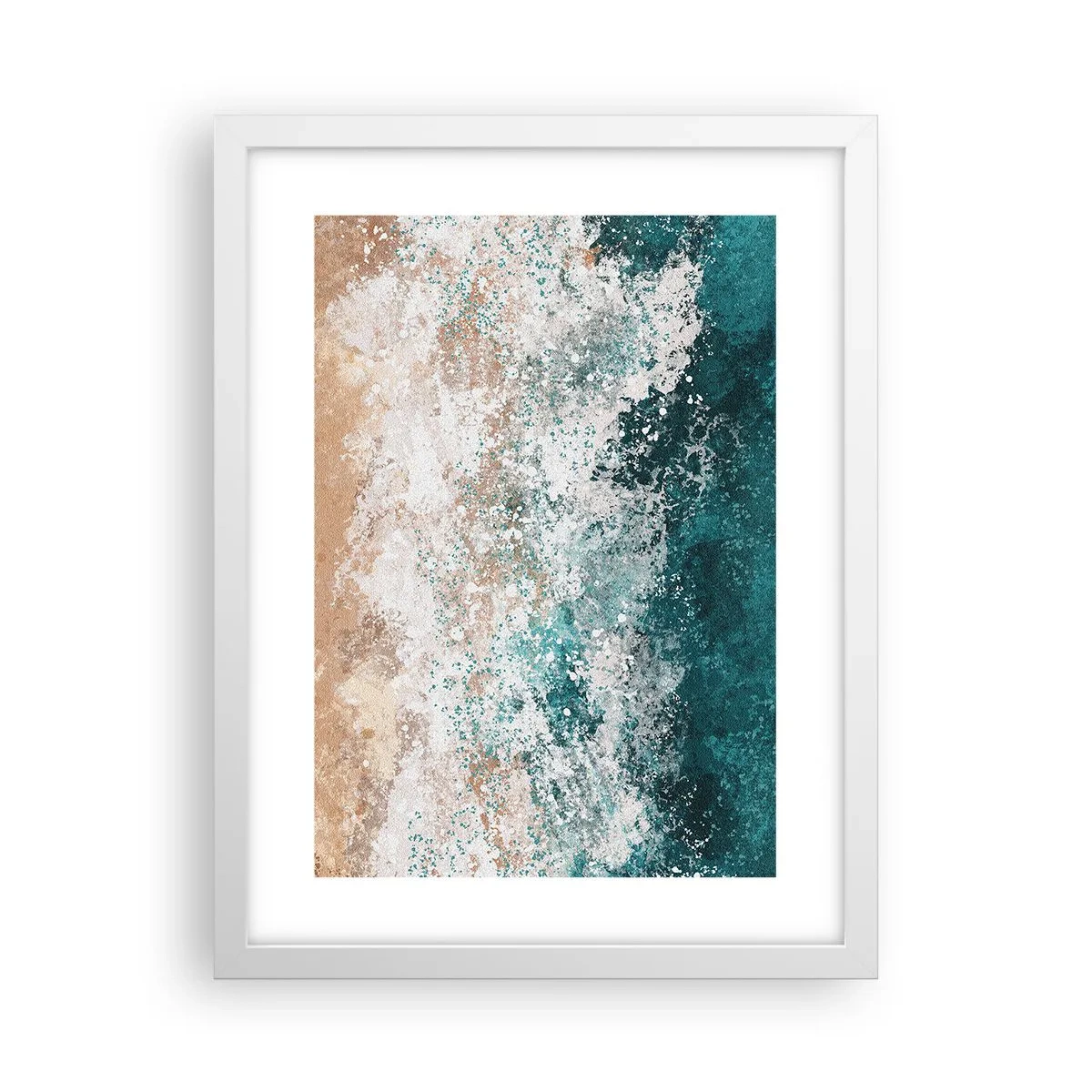 Poszter fekete keretben - Tengeri történetek - 30x40 cm