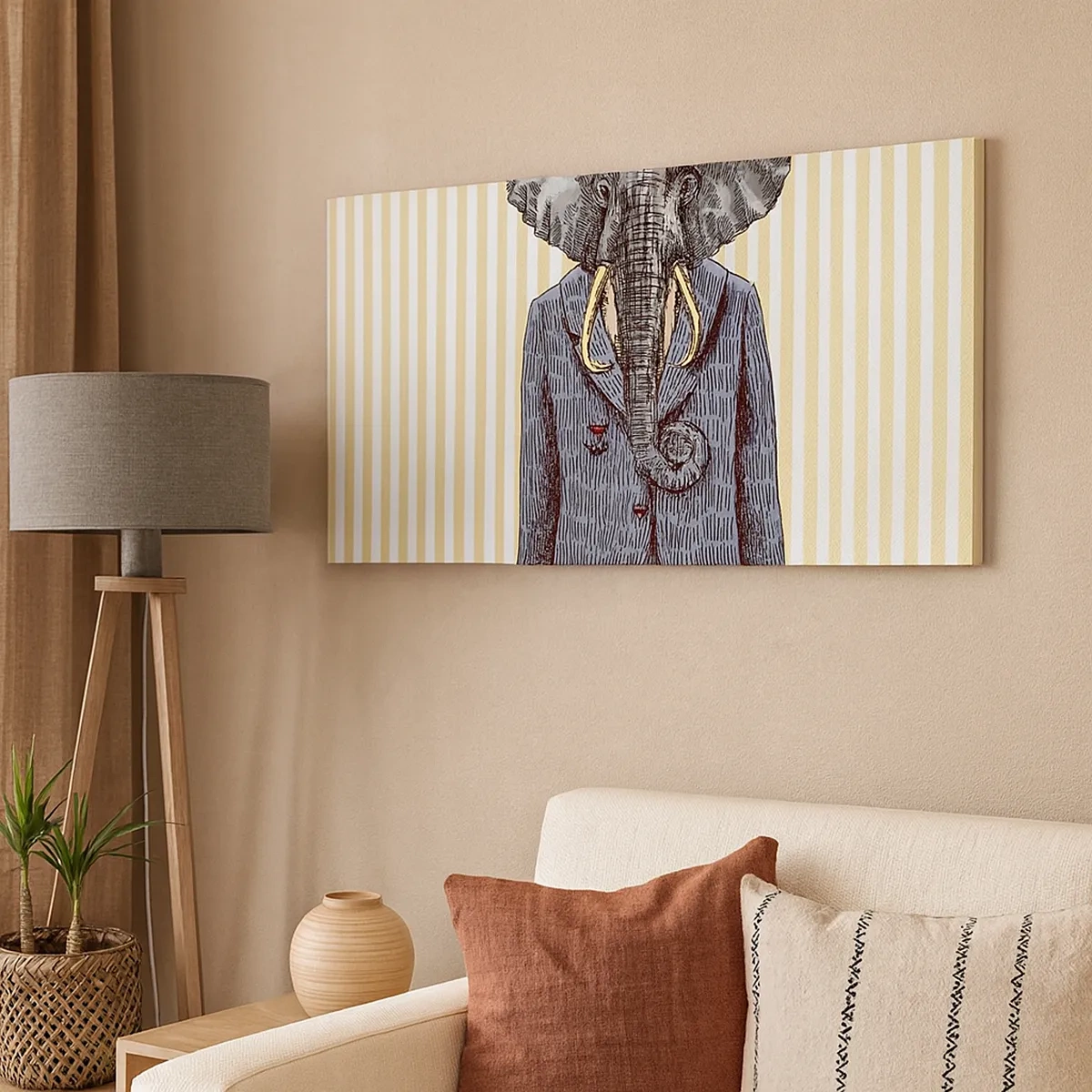 Vászonkép - Természeténél fogva elegáns - 30x30 cm