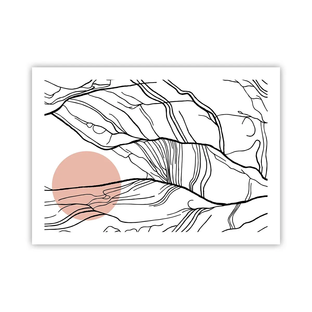 Poszter - Gallyak hálójában - 70x50 cm