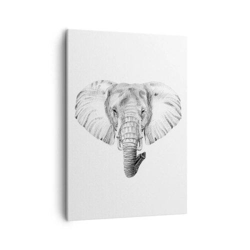 Vászonkép - "Volt egy elefánt, akkora, mint egy - elefánt” - 50x70 cm