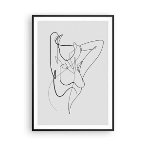 Poszter fehér keretben - Milyen vagy igazán…. - 70x100 cm