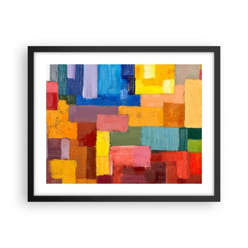 Poszter fehér keretben - Mindegyik más, mindegyik színes - 50x40 cm