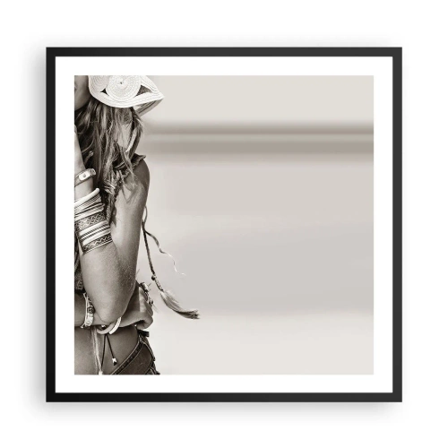 Poszter fehér keretben - Mint egy leány - 60x60 cm