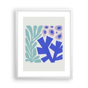 Poszter fekete keretben - Víz alatti kert - 40x50 cm