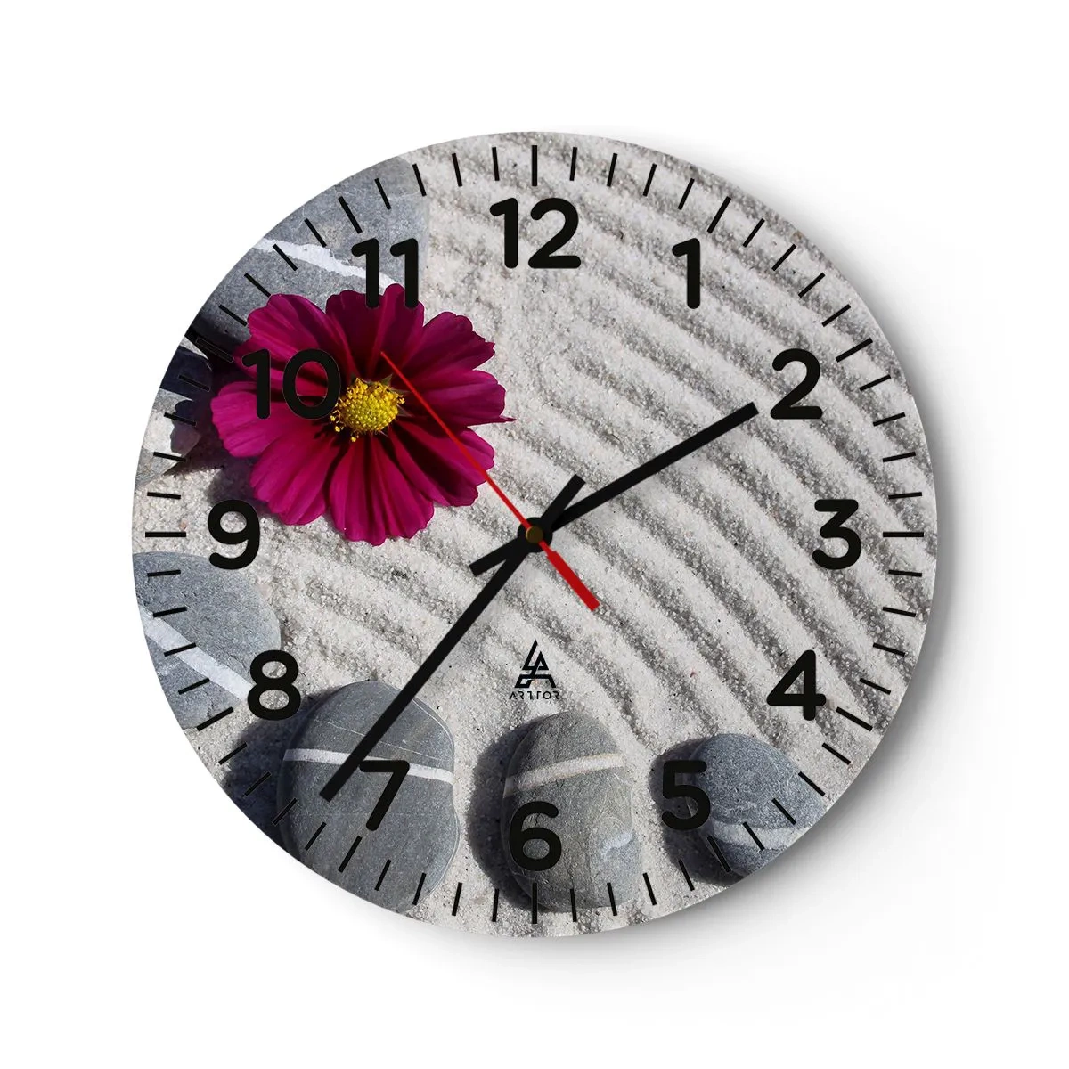 Falióra, Óra - A természet varázskörének energiája és békéje - 30x30 cm