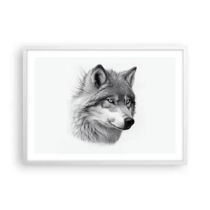 Poszter fekete keretben - Alfa - kétségtelenül - 70x50 cm