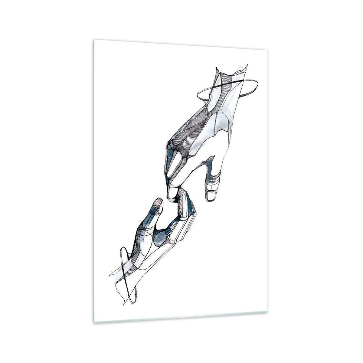 Üveg kép - Szép gesztus - 70x100 cm