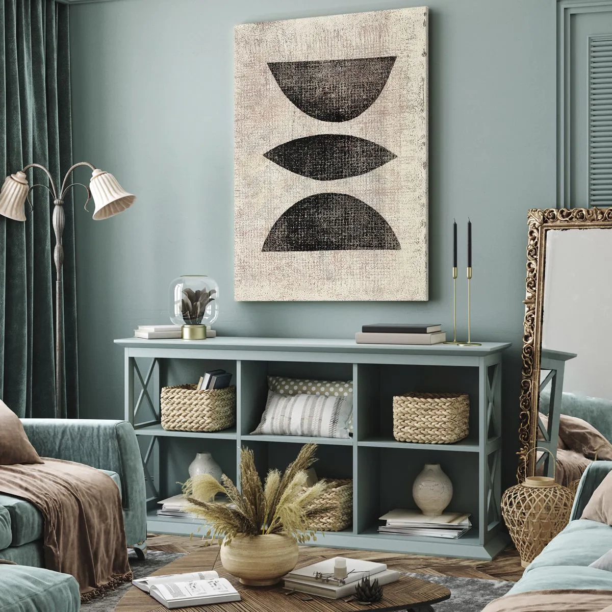 Vászonkép - Etnikai absztrakció - 70x100 cm