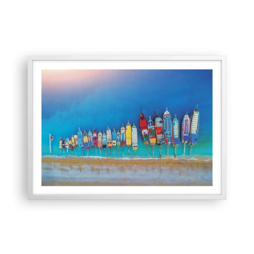 Poszter fekete keretben - Madártávlatból - 70x50 cm