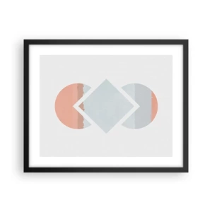 Poszter fehér keretben - A helyzet egyértelmű - 50x40 cm