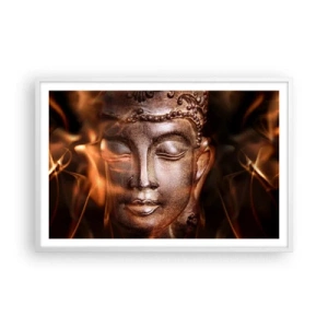 Poszter fekete keretben - Csak itt és most létezik - 91x61 cm